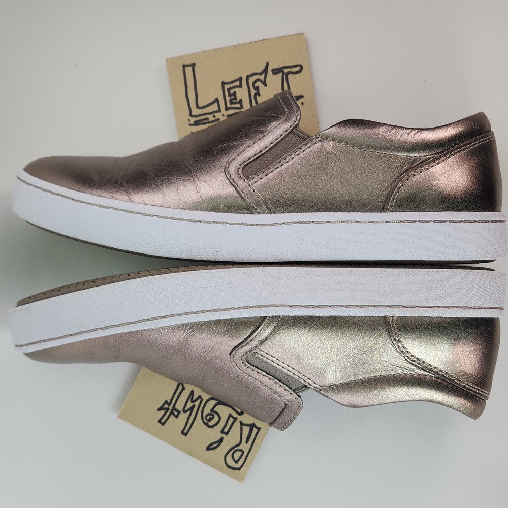 CLARKS GOLD Womens Pennies Size 9.5 GUC - Picture 8 of 16